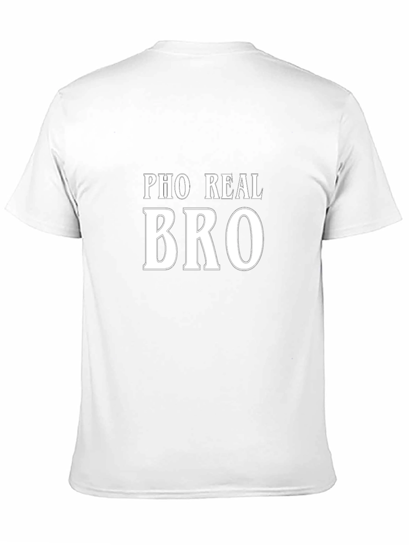Pho Real Bro Black Graphic Tee