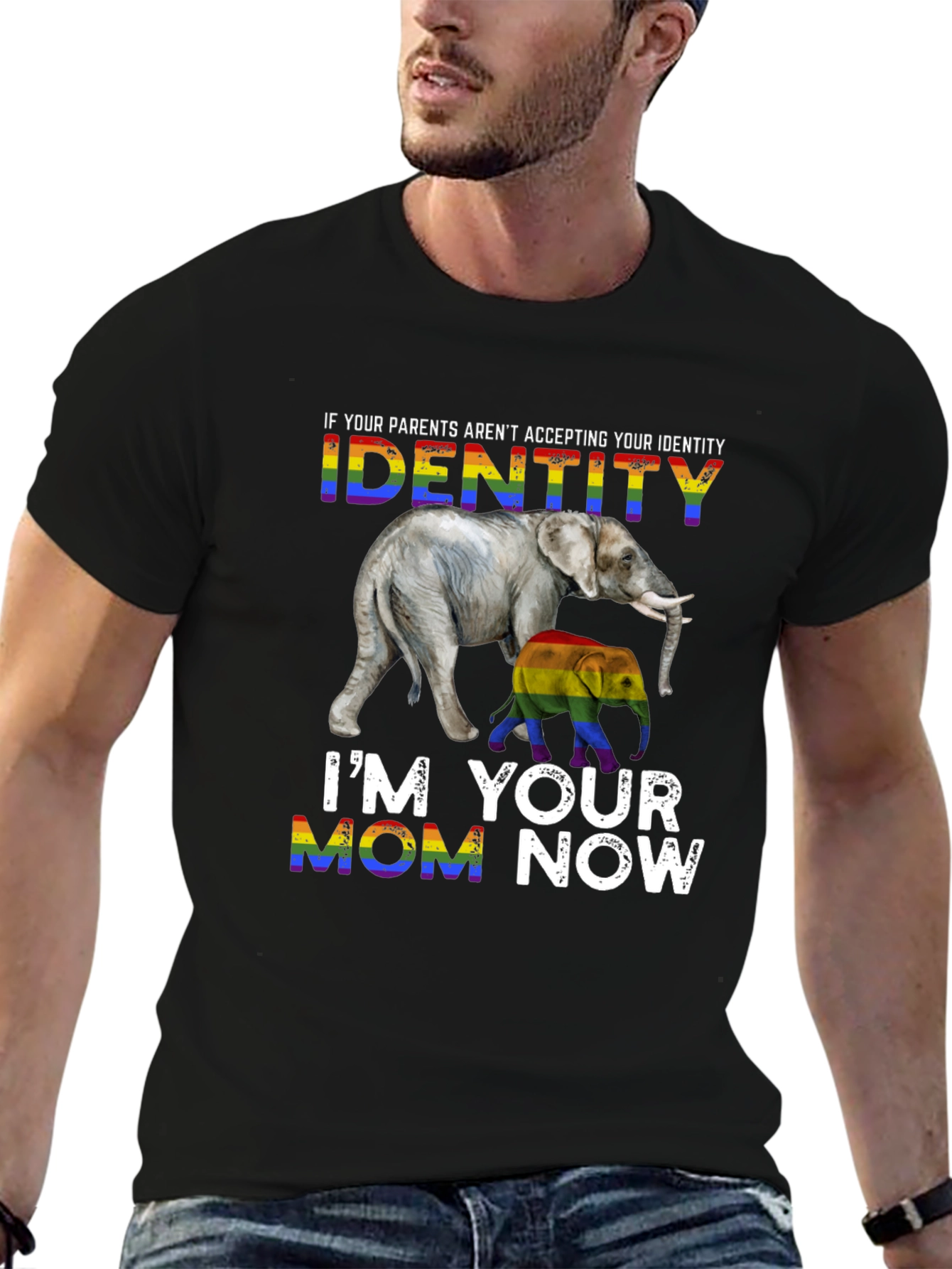 LGBTQ+ Elephant Pride T-Shirt