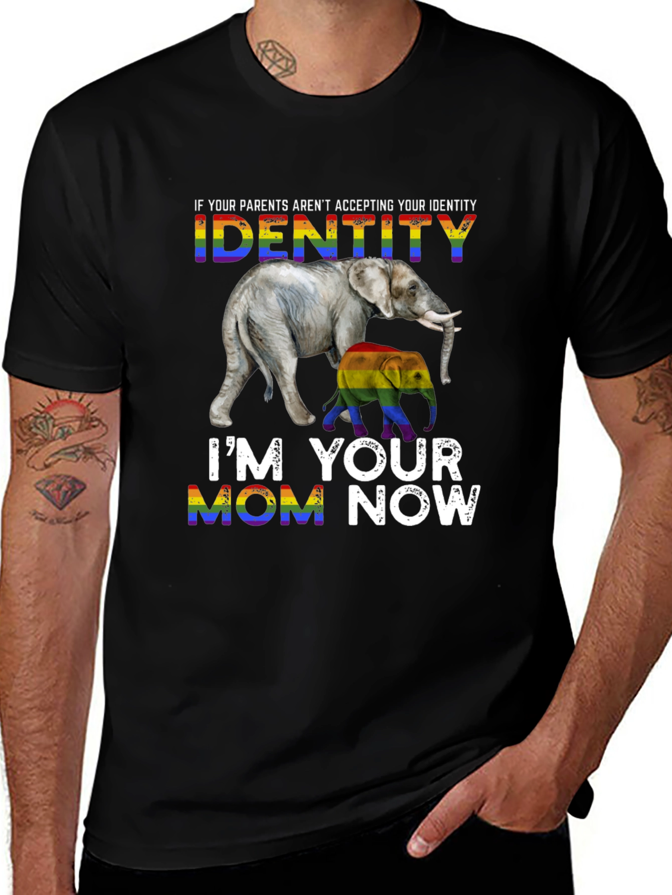 LGBTQ+ Elephant Pride T-Shirt