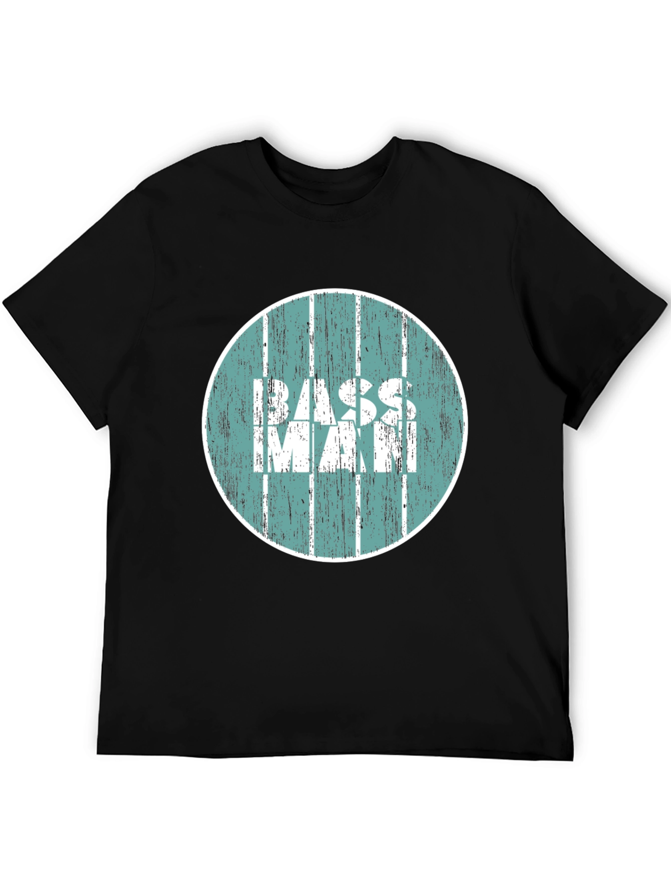 Bass Man Graphic Tee - Retro Style