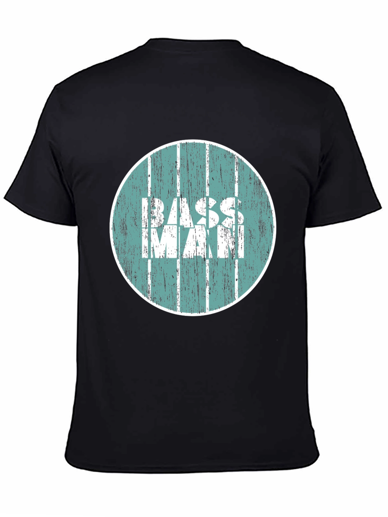 Bass Man Graphic Tee - Retro Style