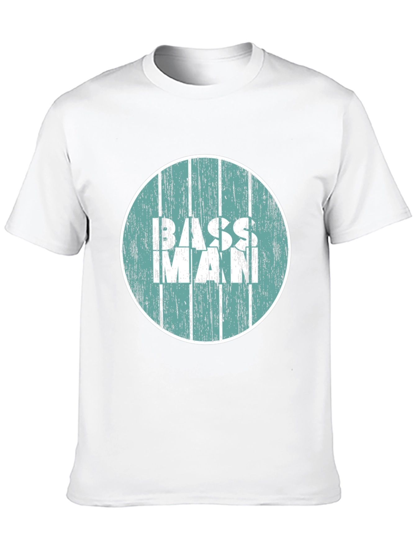 Bass Man Graphic Tee - Retro Style