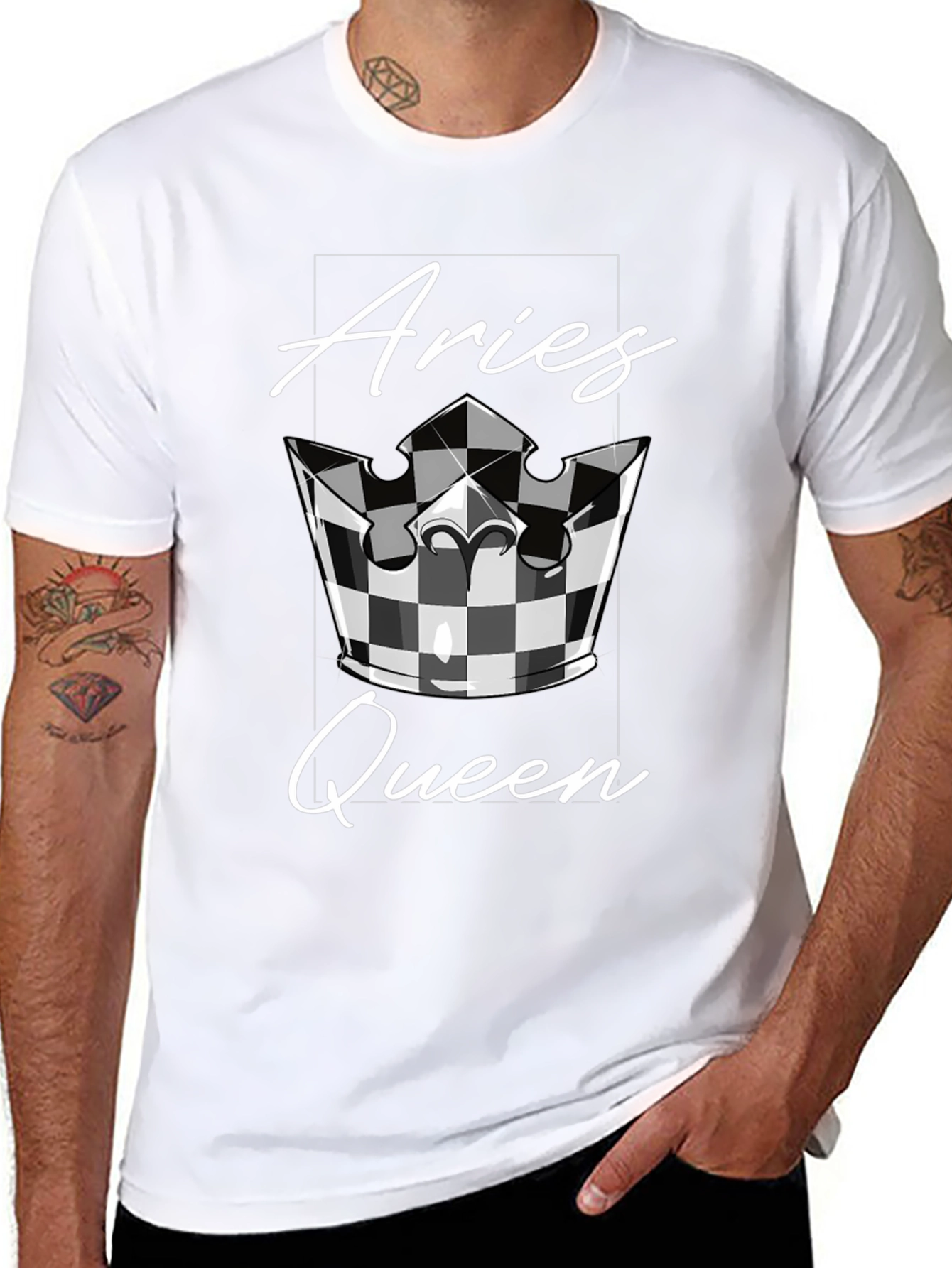 Aries Queen Graphic Tee - Zodiac T-Shirt