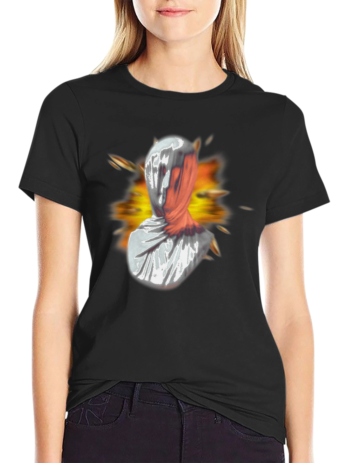 Abstract Faceless Graphic Tee - Bold Streetwear