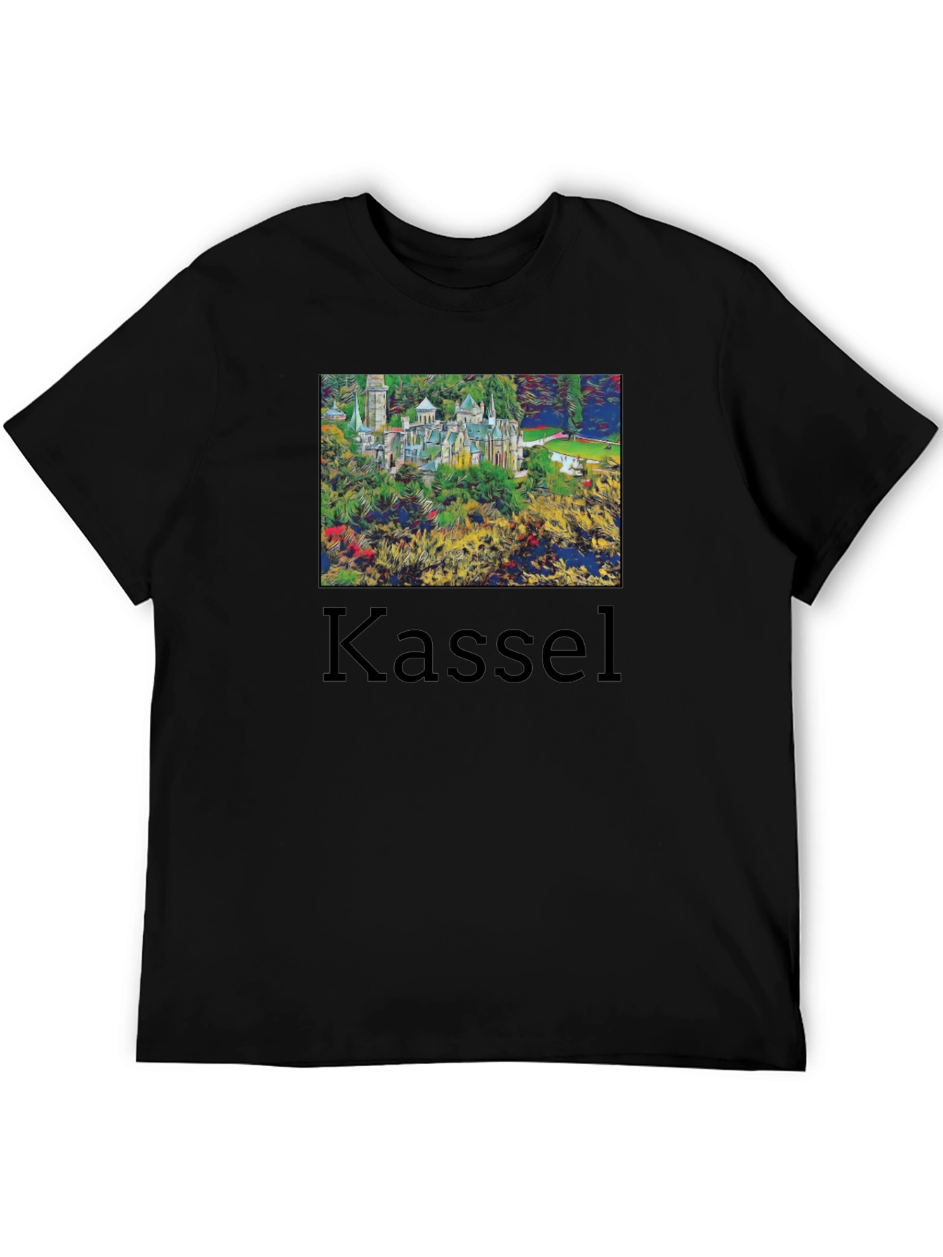 Kassel Germany Black T-Shirt