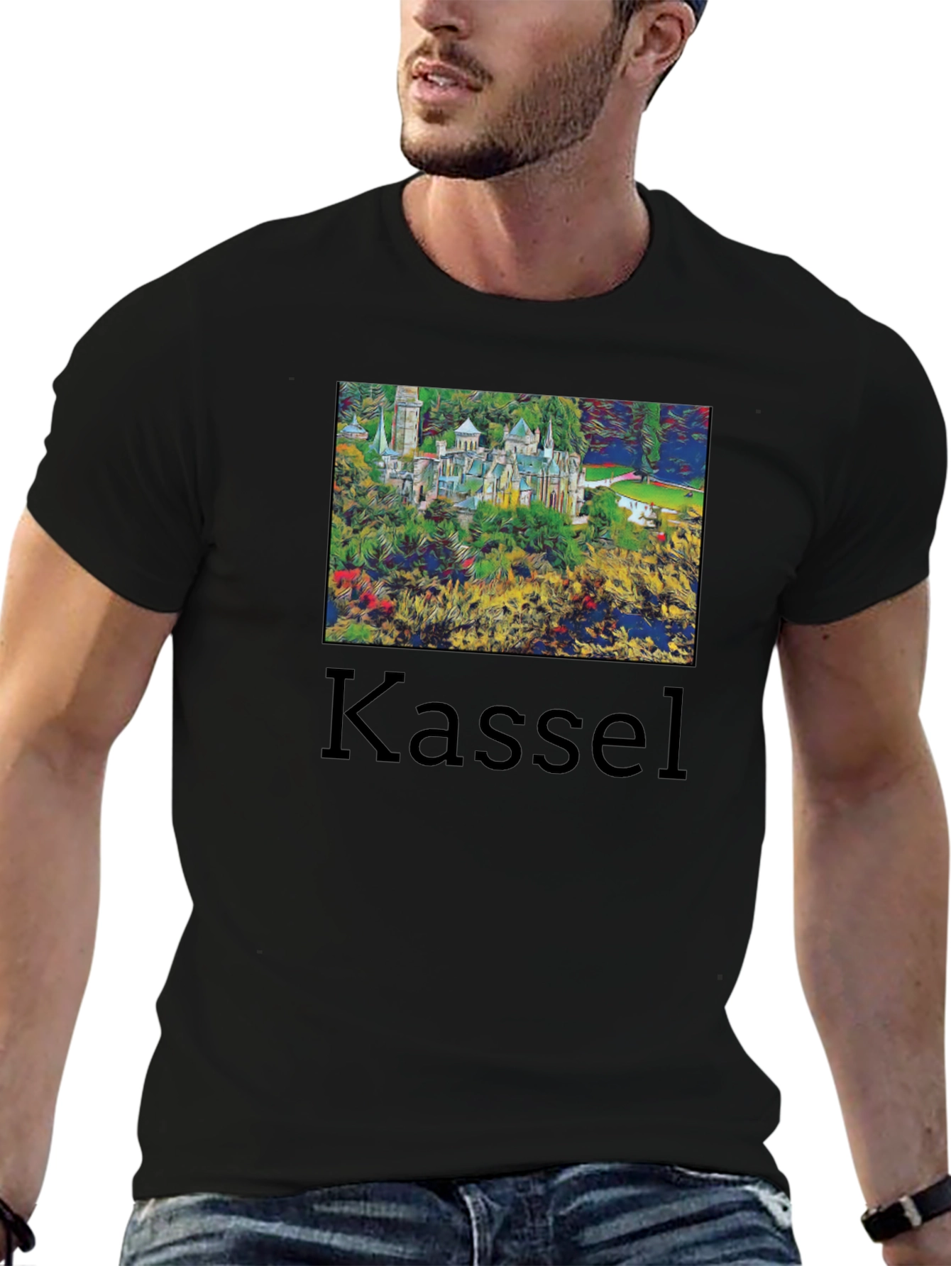 Kassel Germany Black T-Shirt