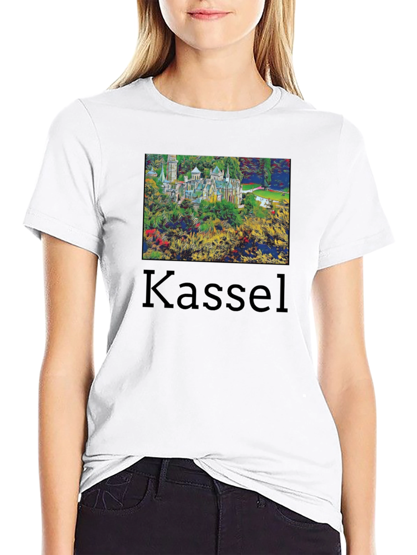 Kassel Germany Black T-Shirt