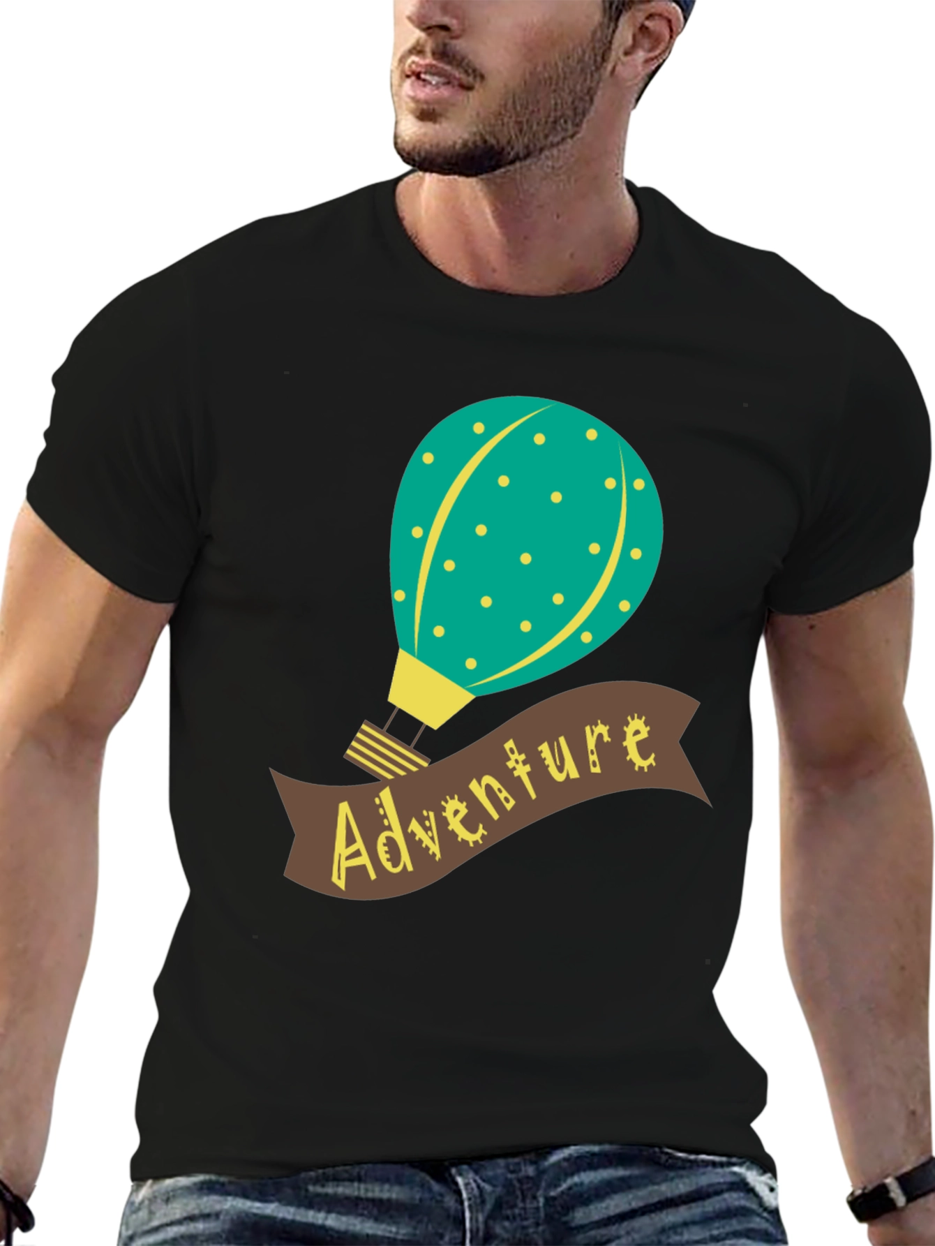 Adventure Awaits Mens Graphic Tee