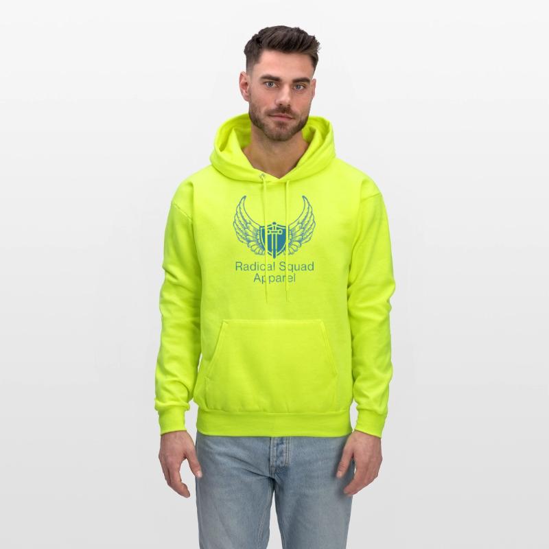 Radical Squad Apparel Blue Brand Logo Design