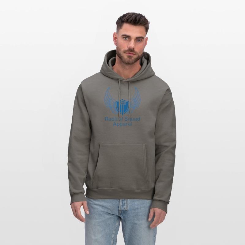 Radical Squad Apparel Blue Brand Logo Design
