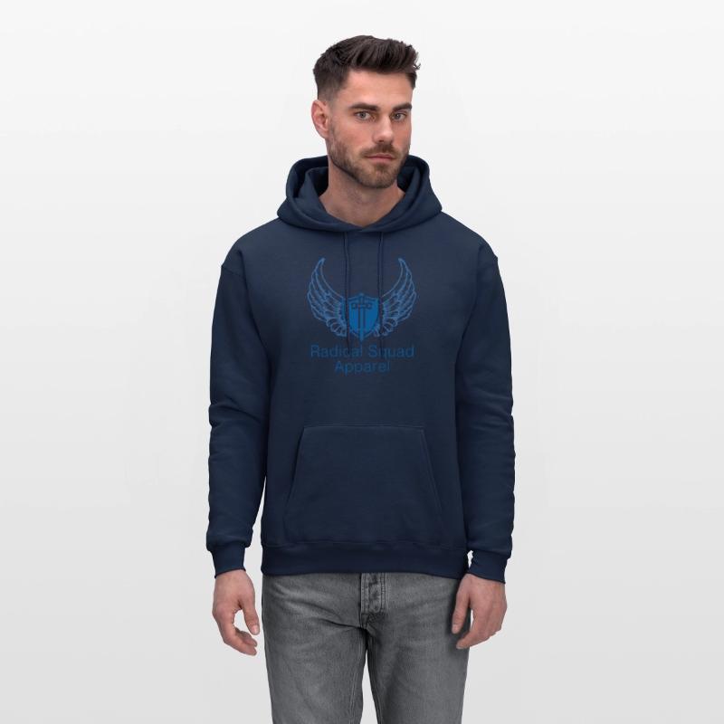 Radical Squad Apparel Blue Brand Logo Design