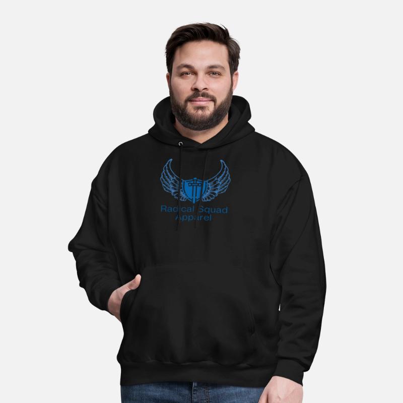 Radical Squad Apparel Blue Brand Logo Design