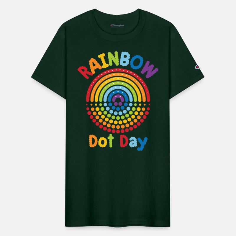 Rainbow Dot Day Colorful Dots