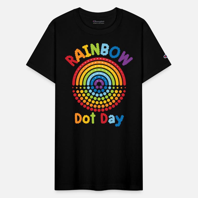 Rainbow Dot Day Colorful Dots