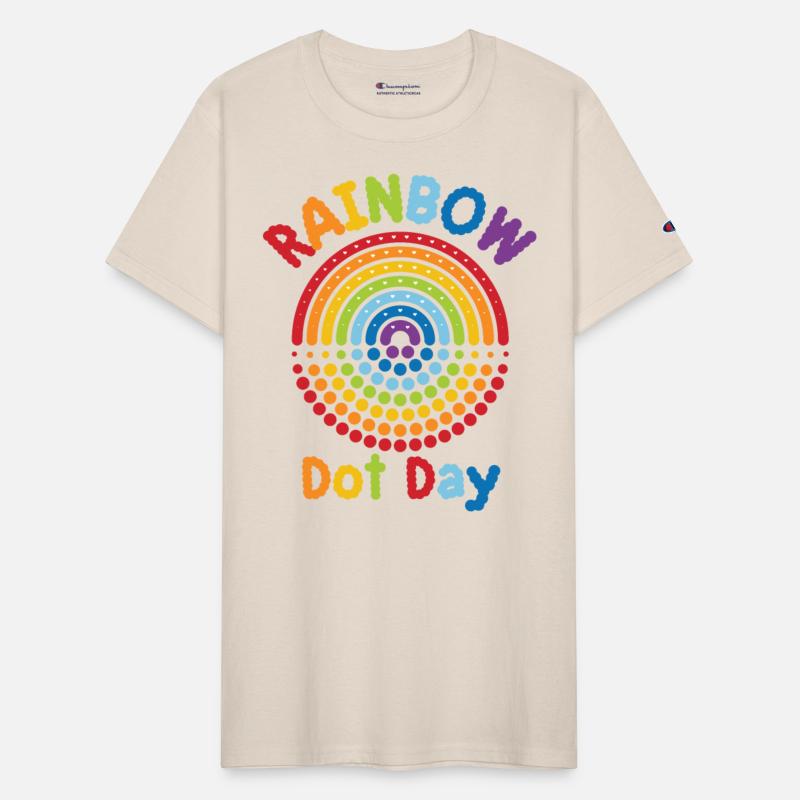 Rainbow Dot Day Colorful Dots