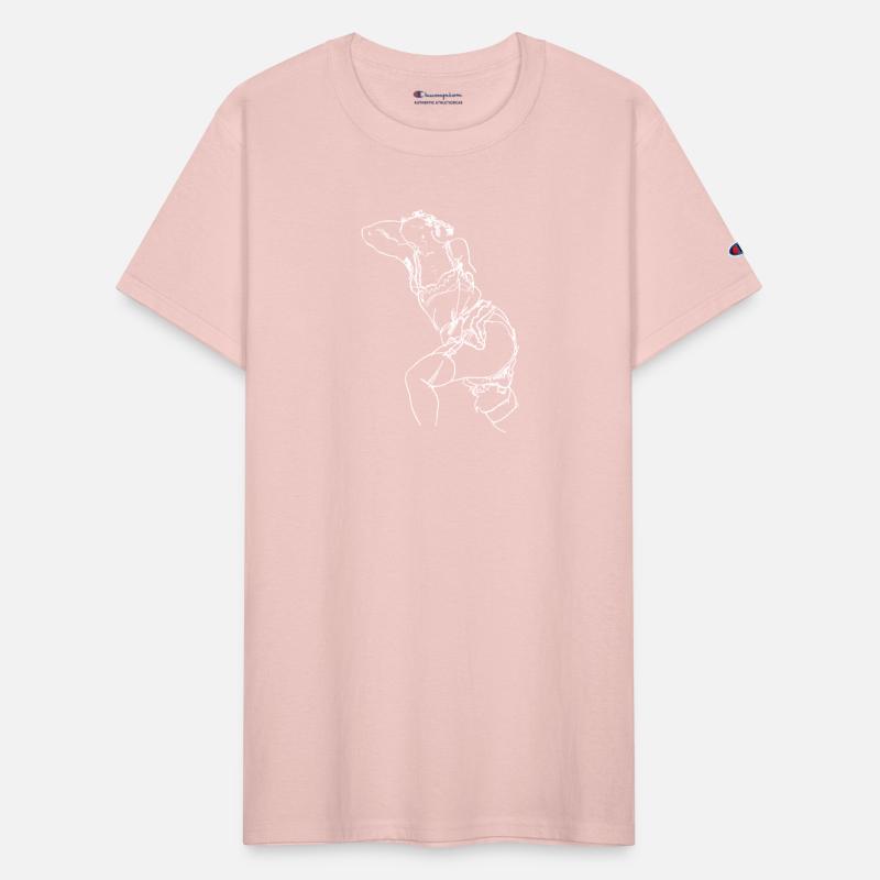 Reclining Model in Chemise and Stockings 1917