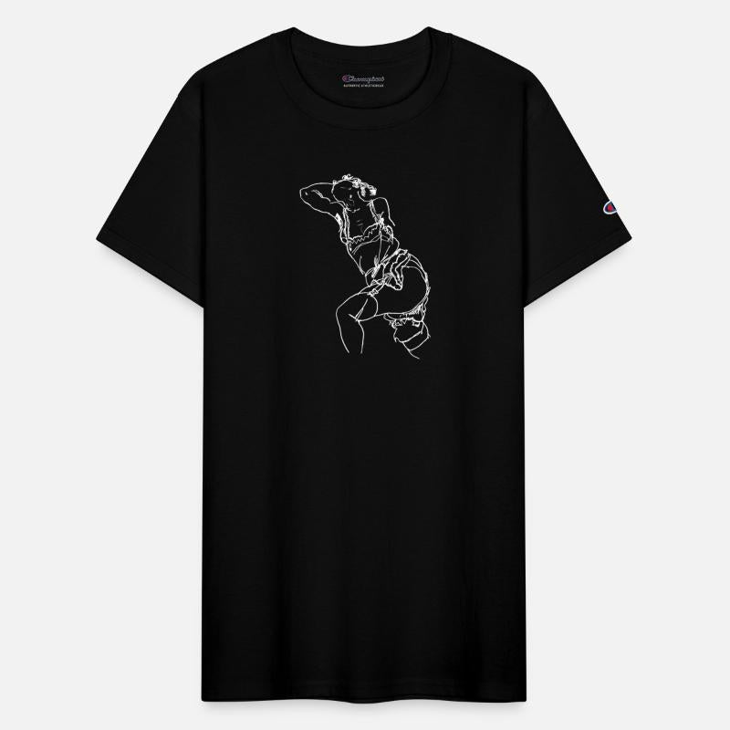 Reclining Model in Chemise and Stockings 1917