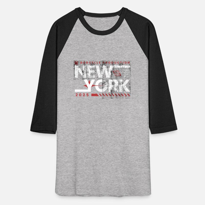 Red and White Bold Grunge Typography T shirt De