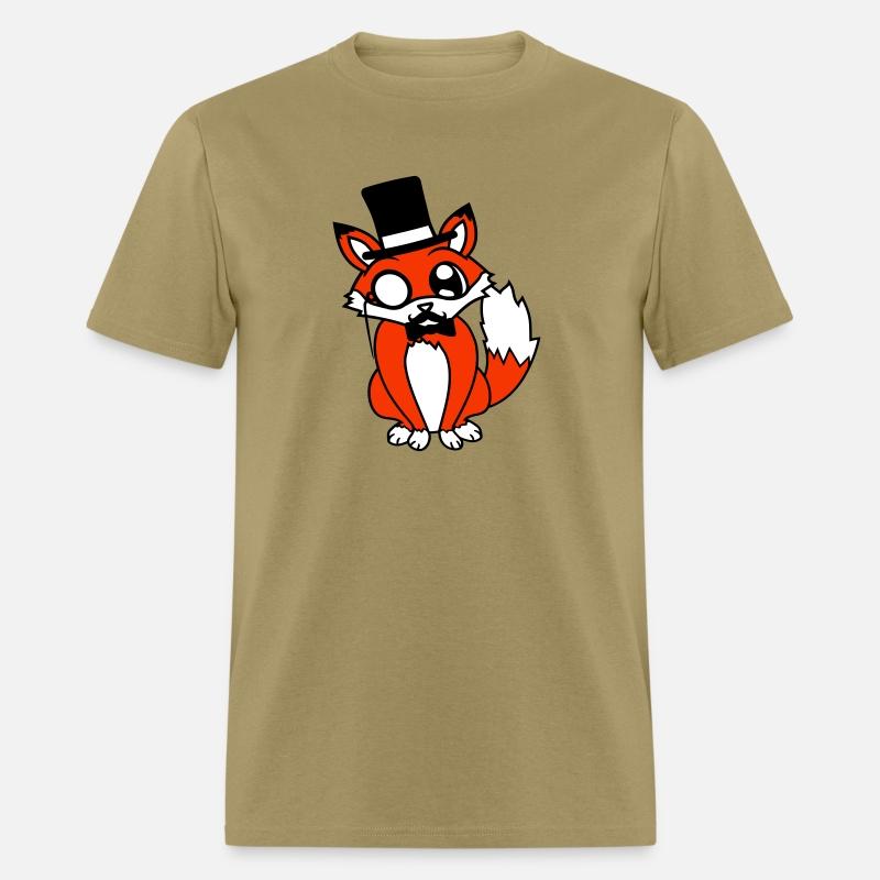Red Fox Sir Mr. Top Hat Monocle Glasses Rich Man