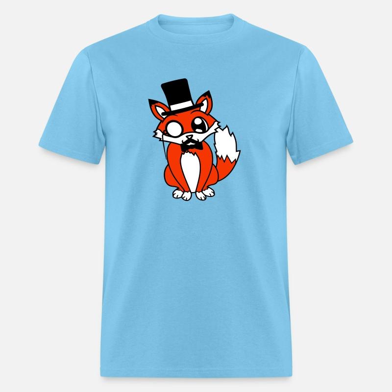 Red Fox Sir Mr. Top Hat Monocle Glasses Rich Man
