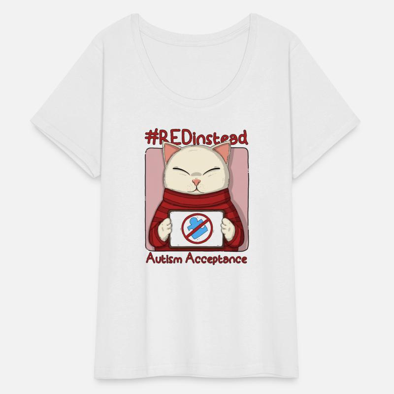 Red Instead For Autism Acceptance