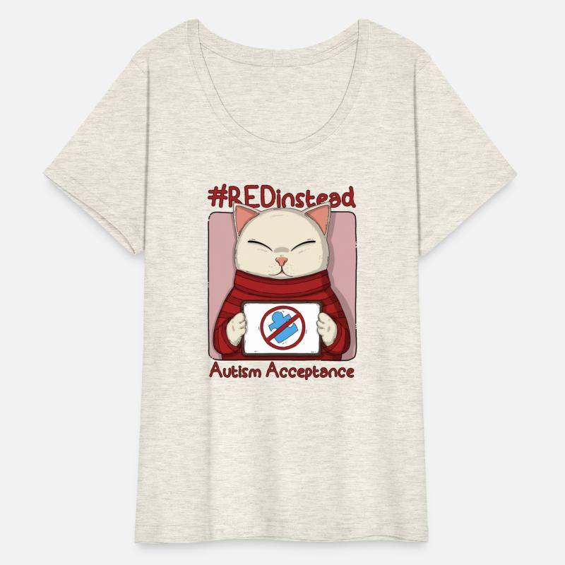 Red Instead For Autism Acceptance