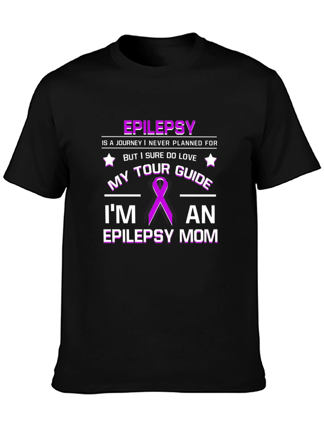 Epilepsy Mom Graphic Tee - Tour Guide Awareness T-Shirt