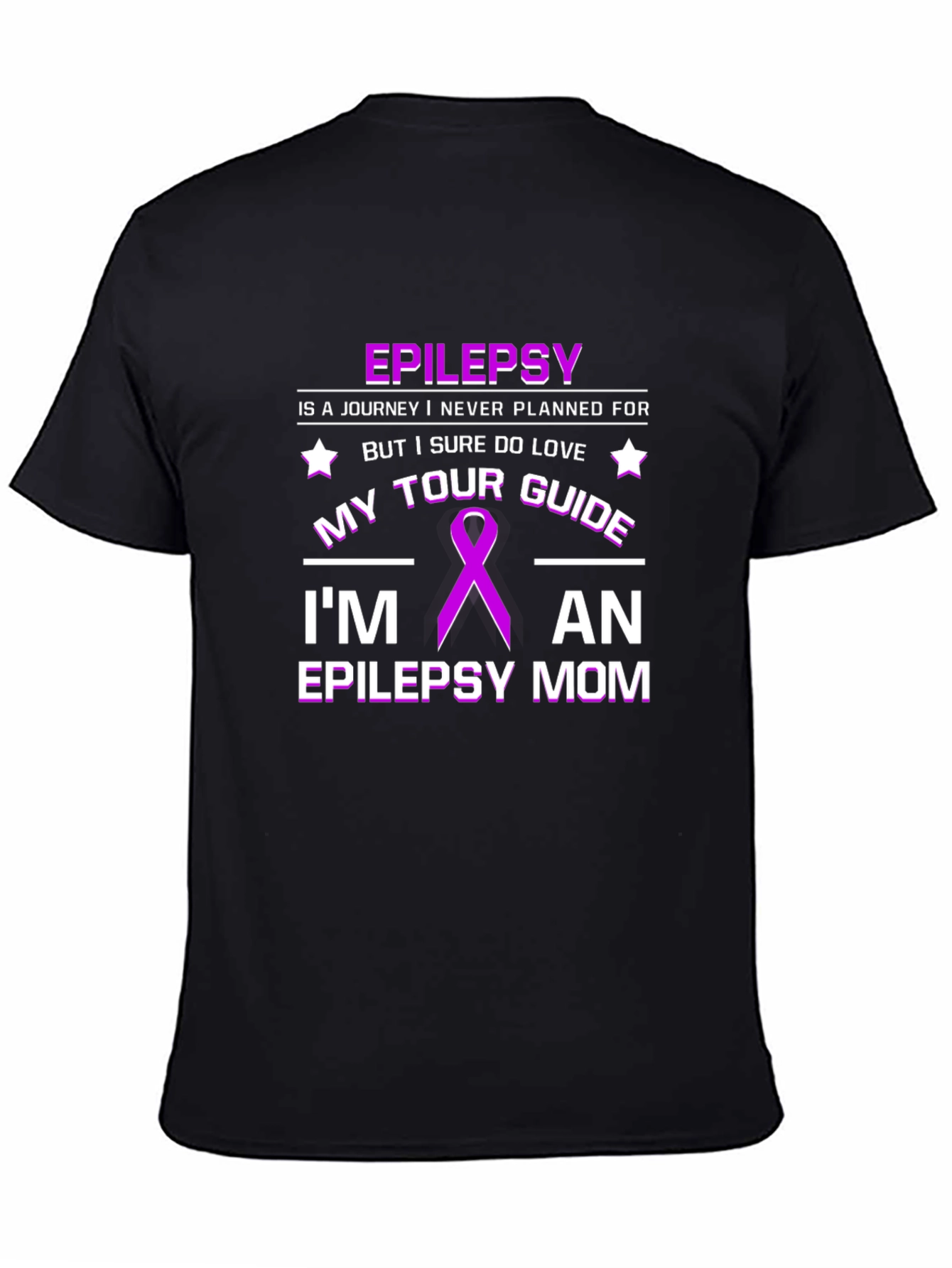 Epilepsy Mom Graphic Tee - Tour Guide Awareness T-Shirt