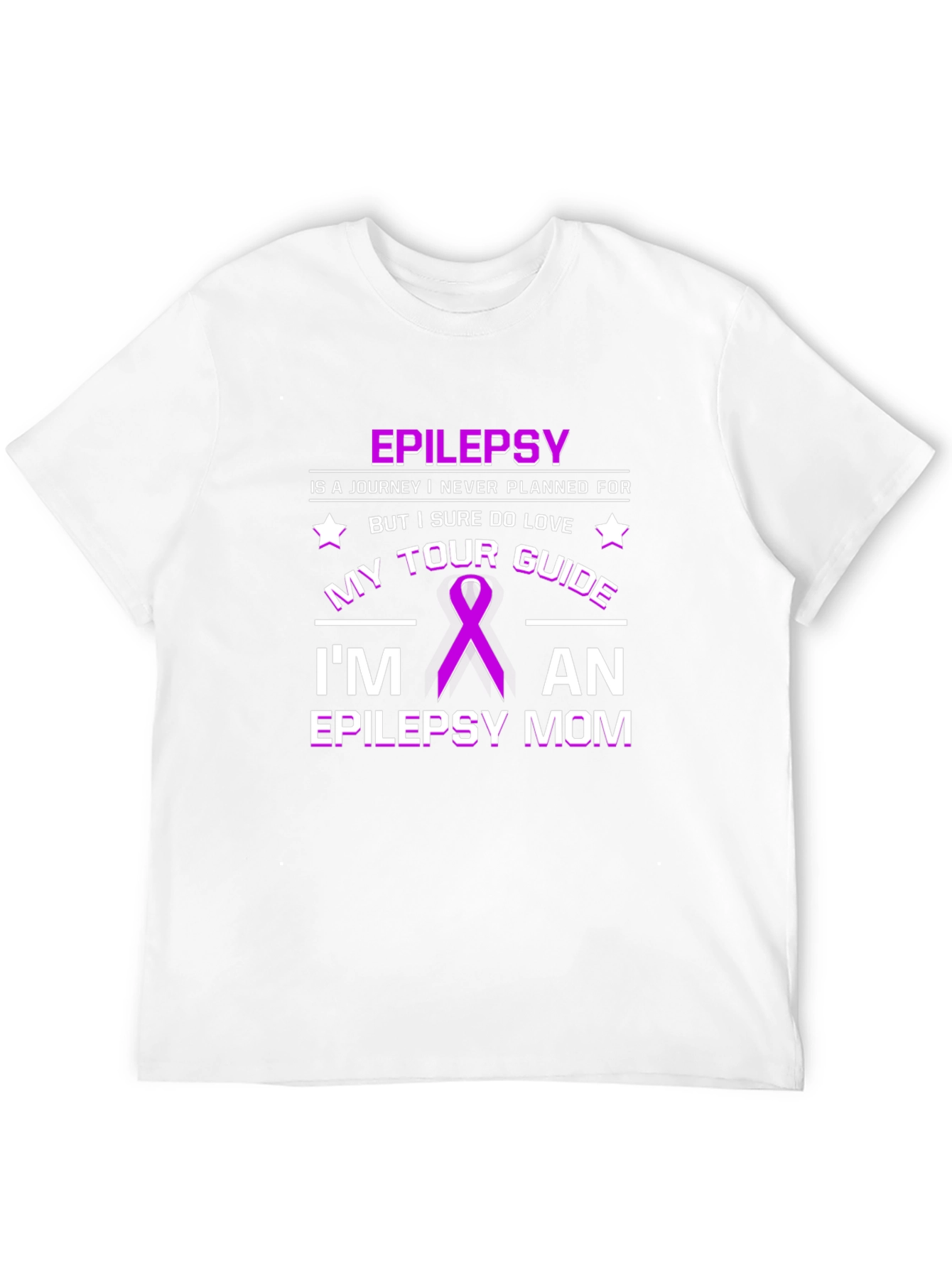 Epilepsy Mom Graphic Tee - Tour Guide Awareness T-Shirt