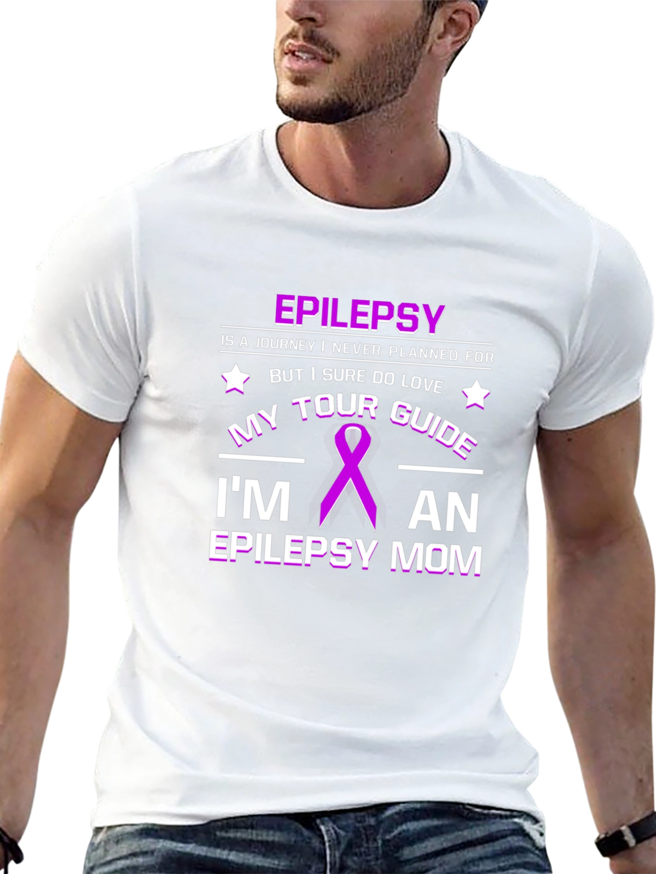 Epilepsy Mom Graphic Tee - Tour Guide Awareness T-Shirt