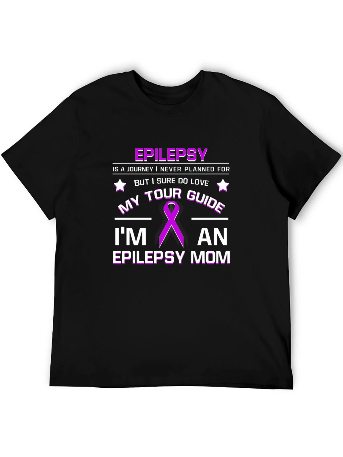 Epilepsy Mom Graphic Tee - Tour Guide Awareness T-Shirt
