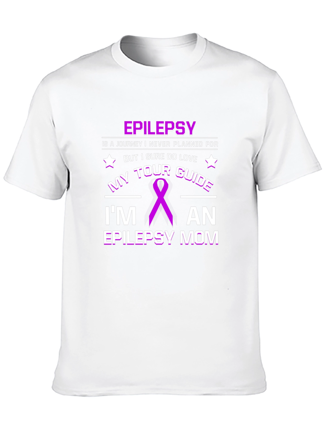 Epilepsy Mom Graphic Tee - Tour Guide Awareness T-Shirt