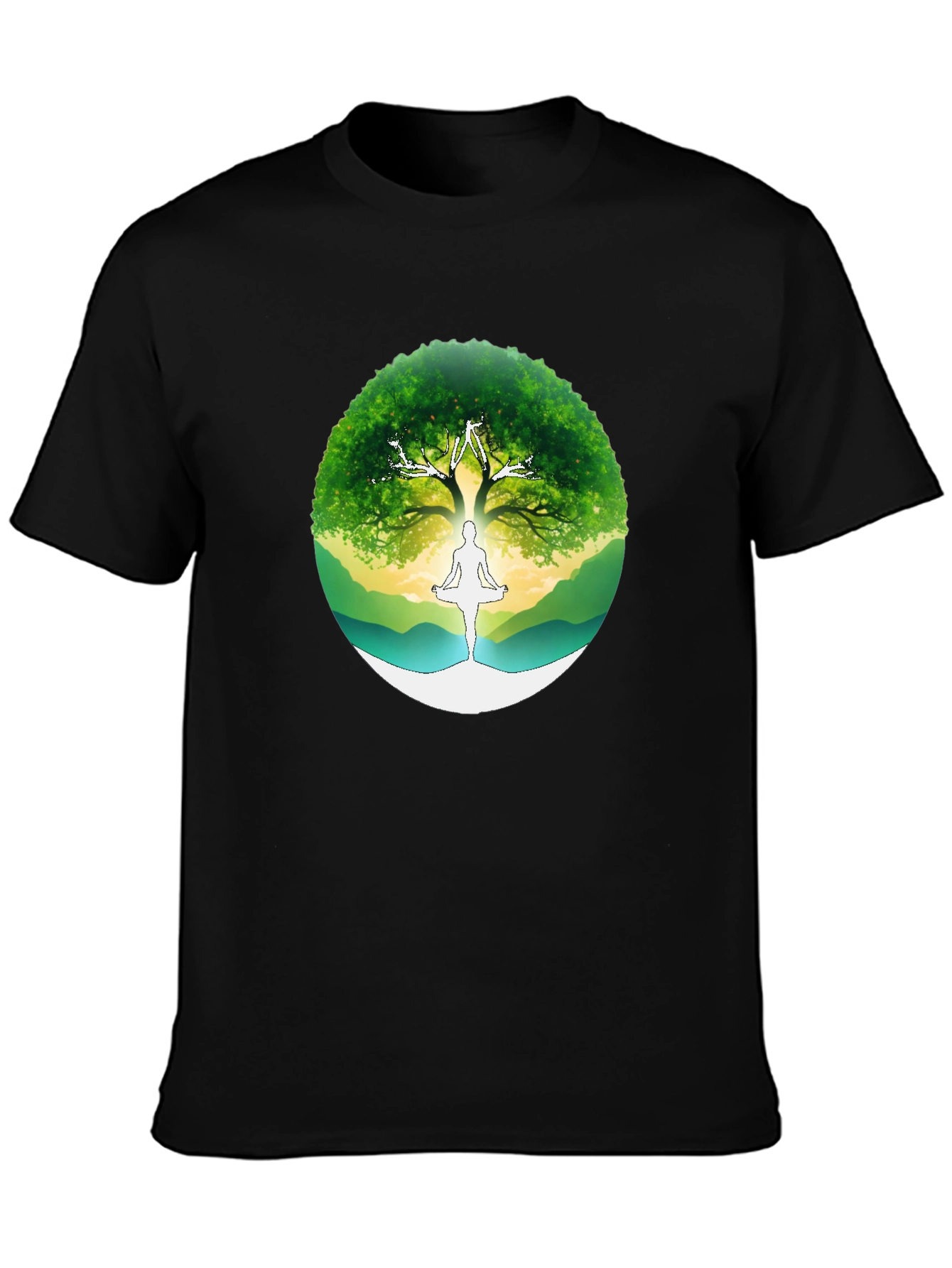 Tree of Life Yoga Graphic T-Shirt