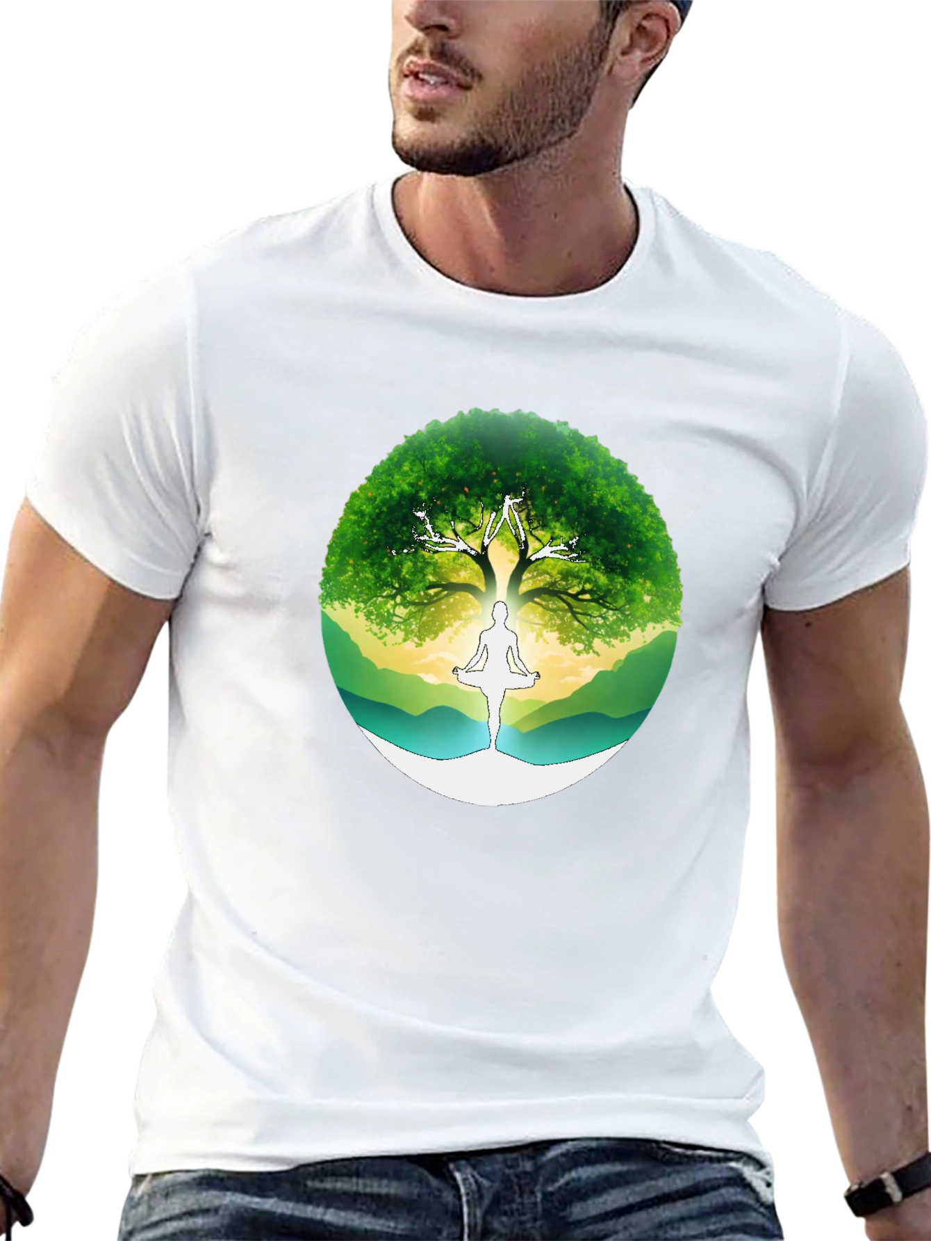 Tree of Life Yoga Graphic T-Shirt