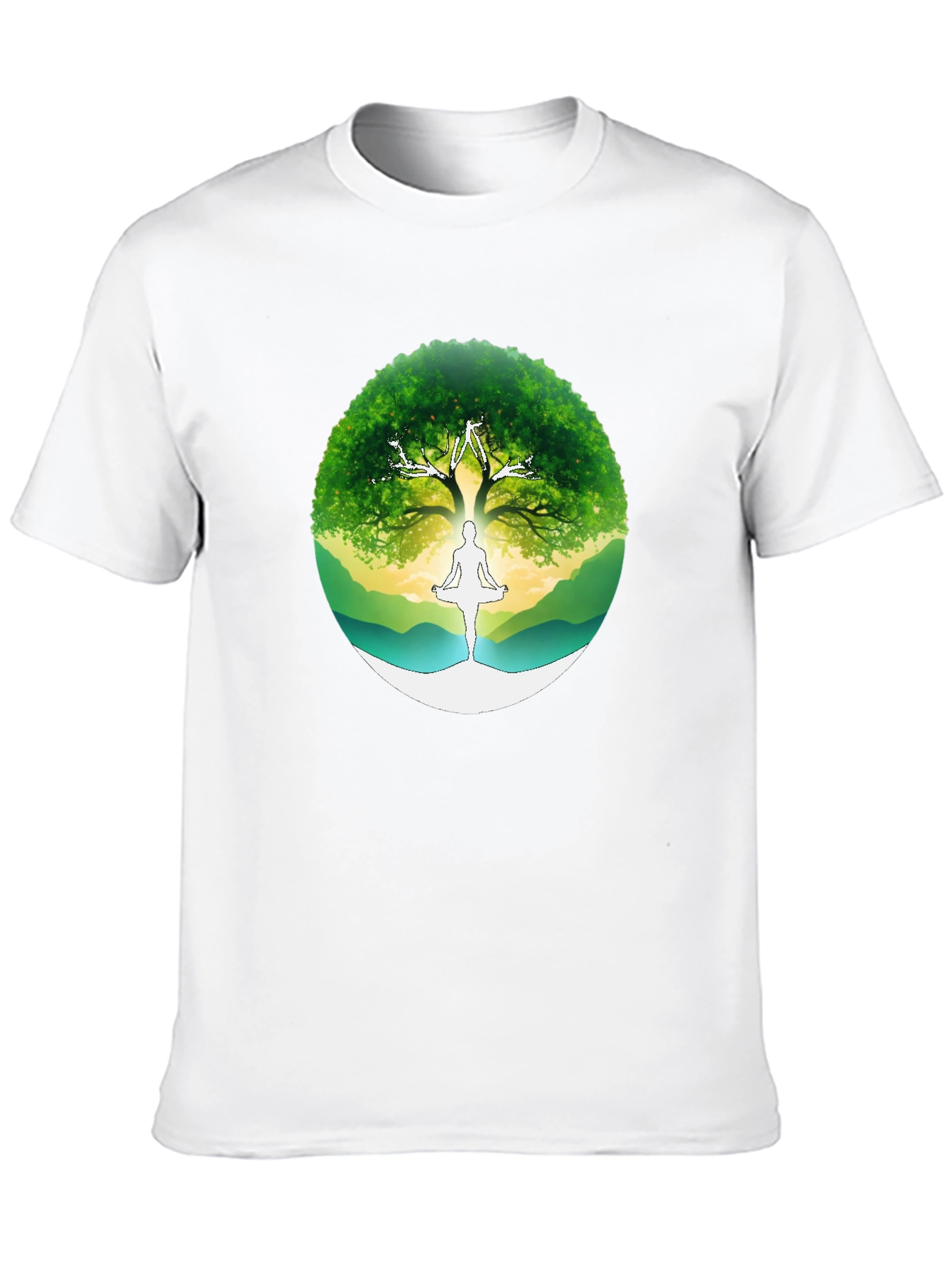 Tree of Life Yoga Graphic T-Shirt