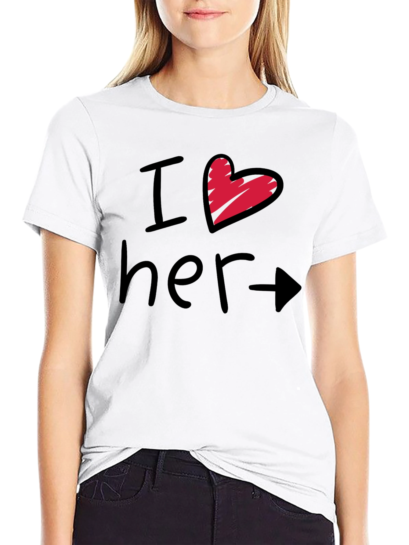I Heart Her Novelty T-Shirt