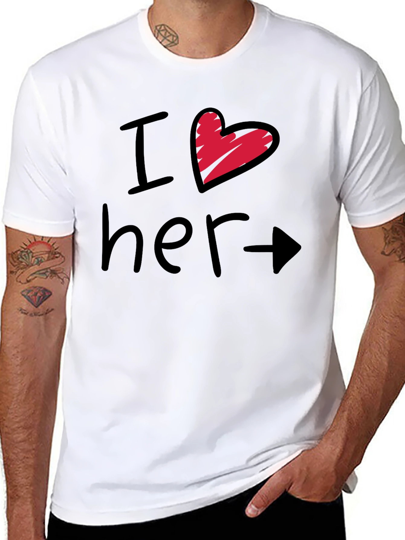 I Heart Her Novelty T-Shirt