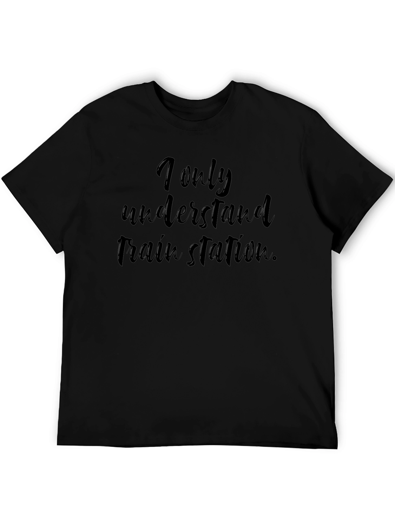 I Only Understand Train Station Tee