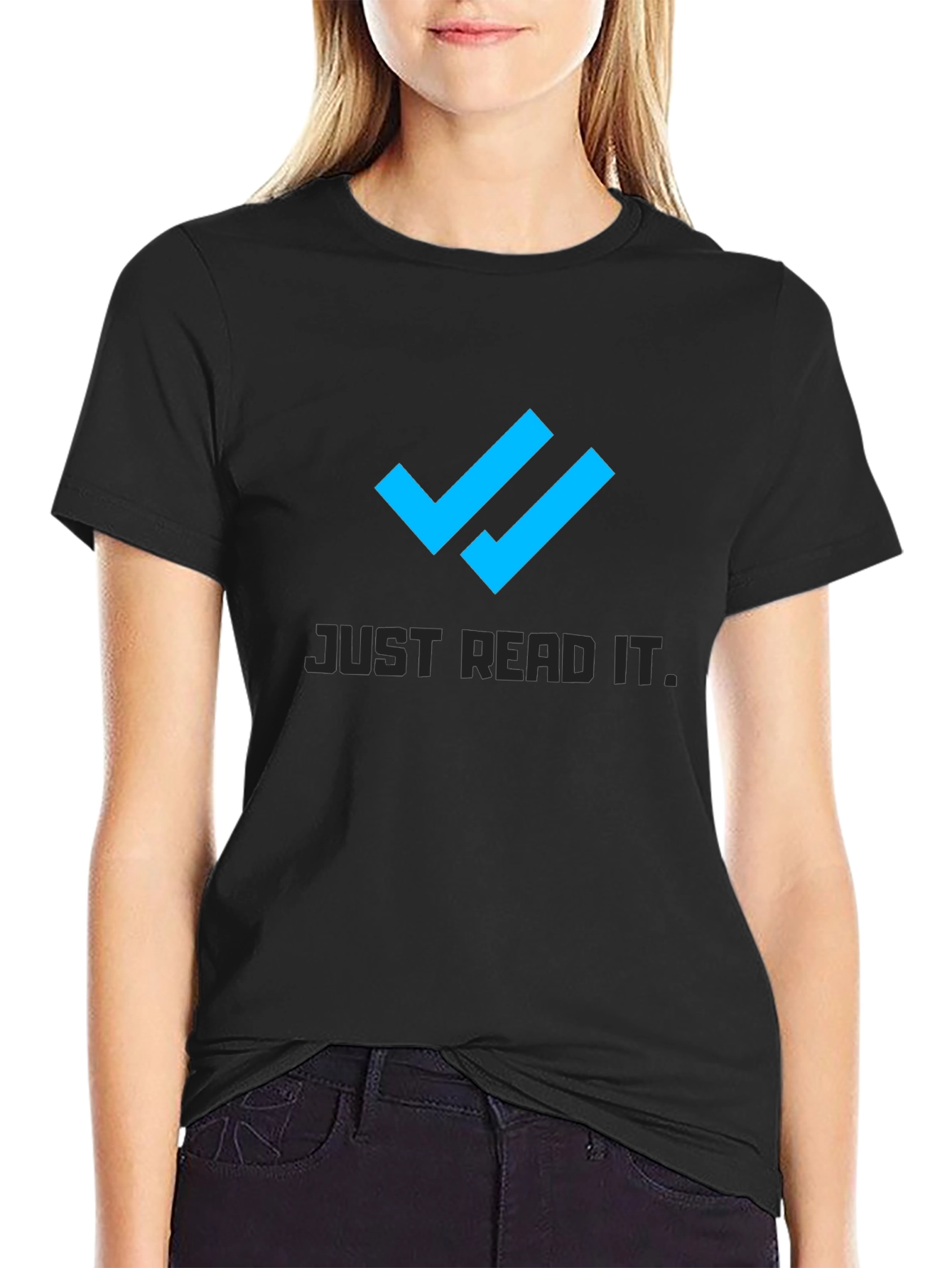 Just Read It Tee - Double Check Mark T-Shirt