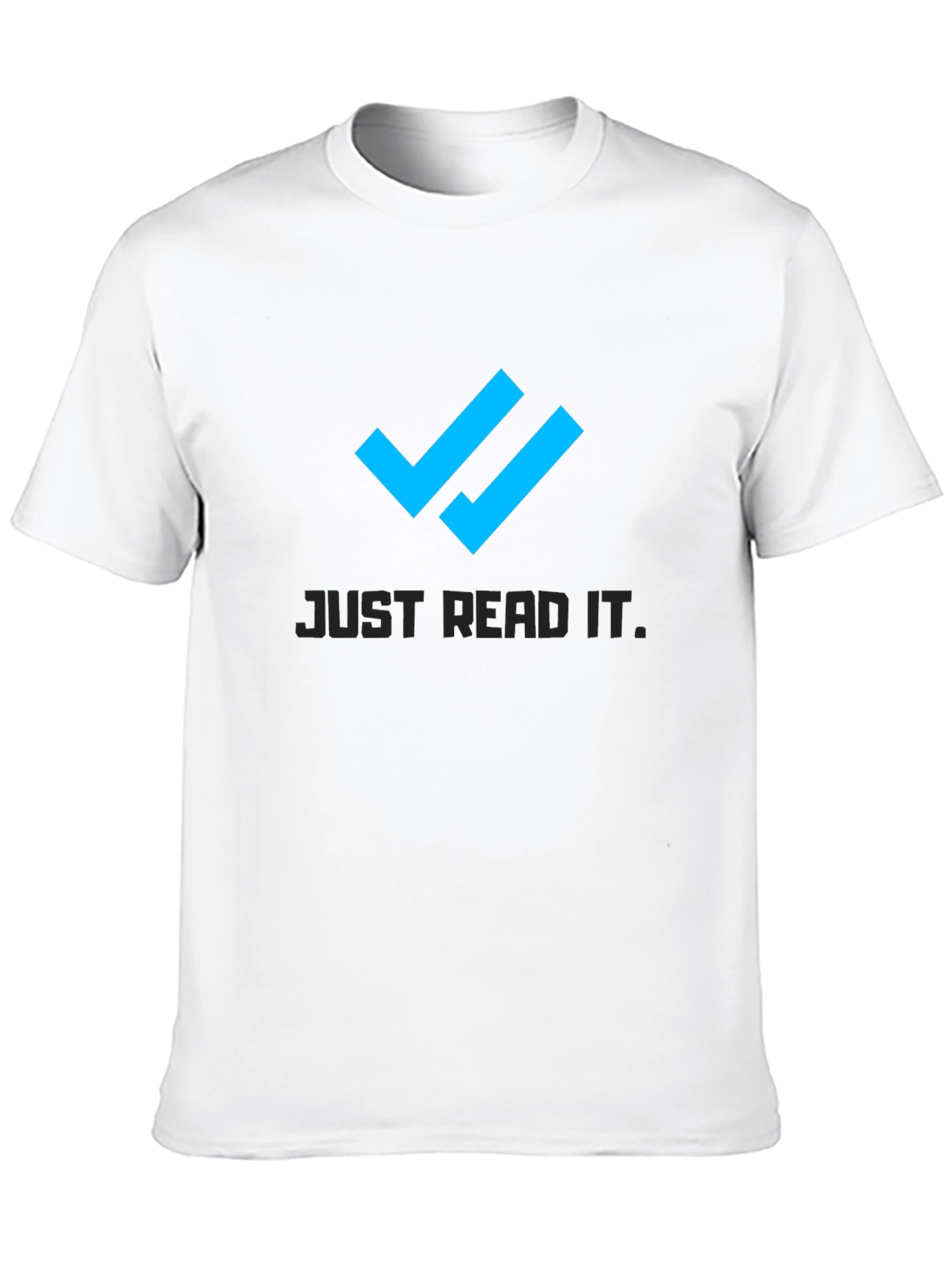 Just Read It Tee - Double Check Mark T-Shirt