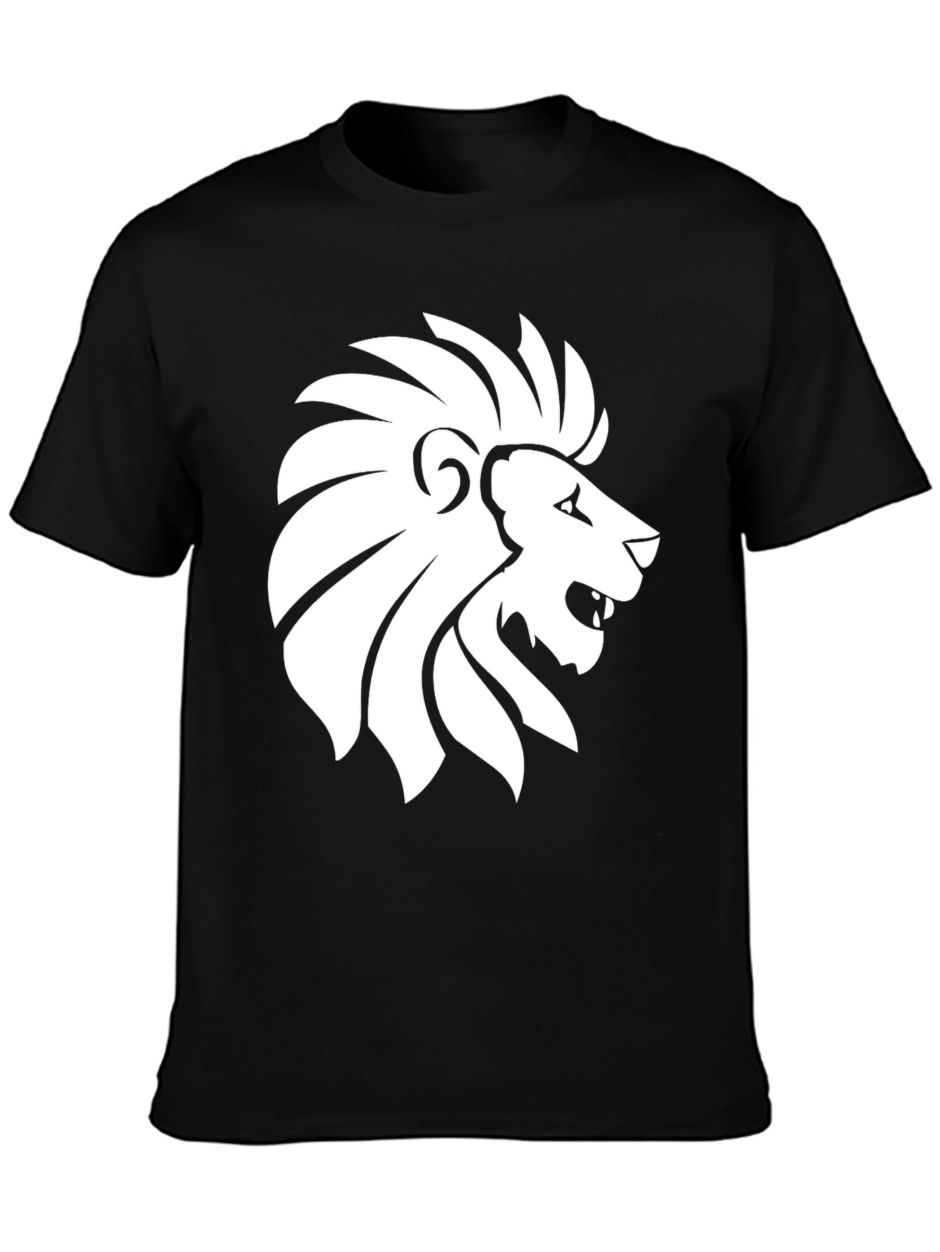 Black Lion Graphic Tee - Stylish Mens T-Shirt