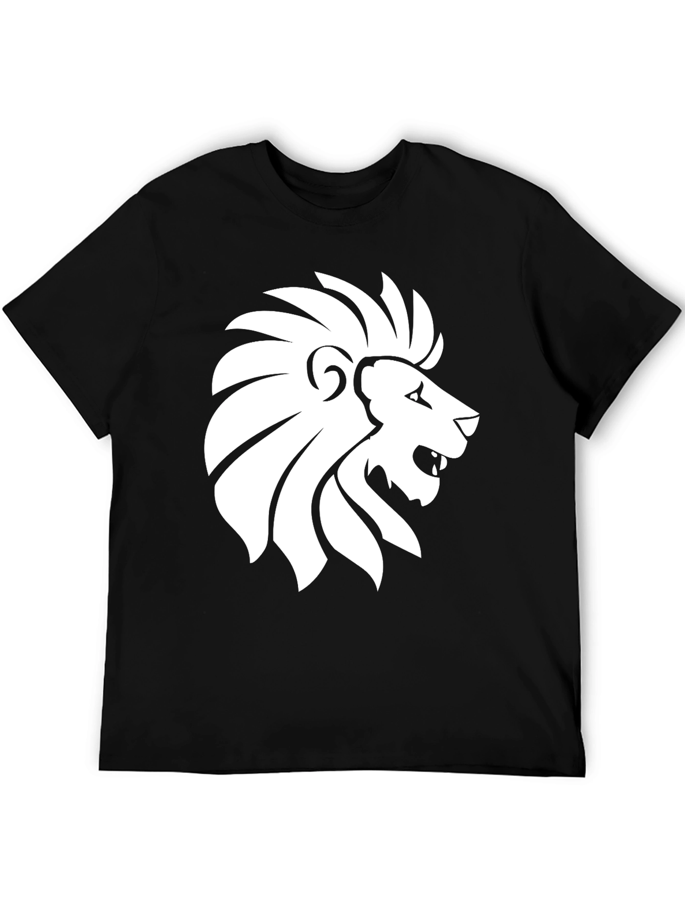 Black Lion Graphic Tee - Stylish Mens T-Shirt
