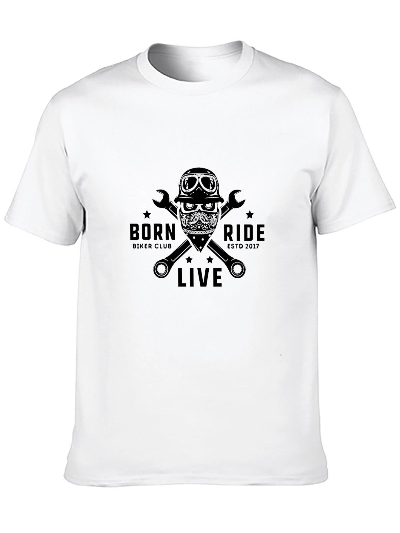 Born to Ride Biker Club T-Shirt