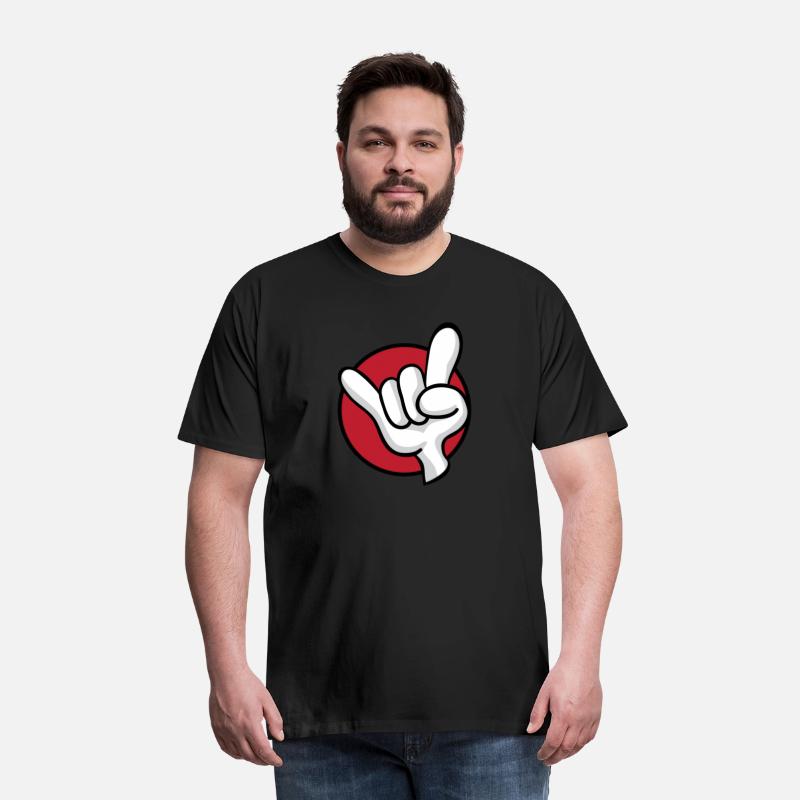 Rock On Heavy Metal Hard Rock Hand Sign Cartoon