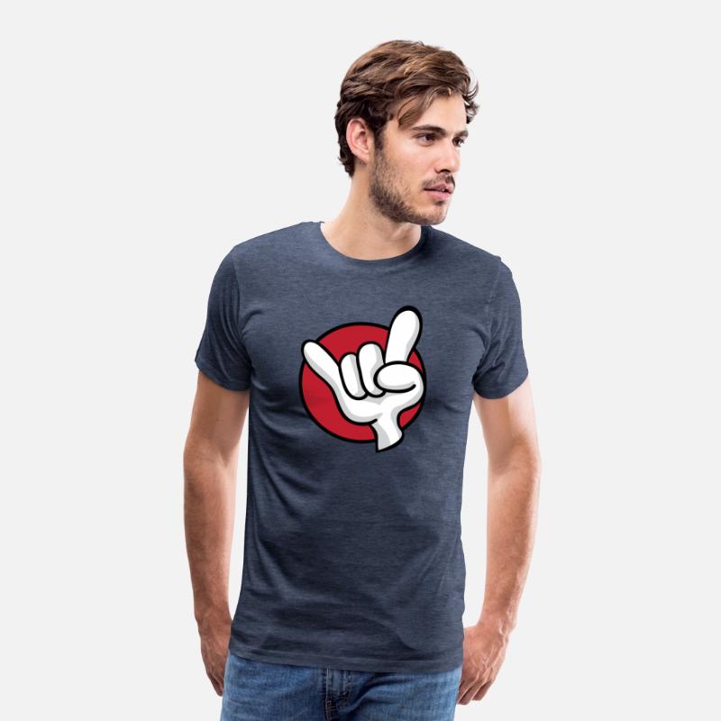 Rock On Heavy Metal Hard Rock Hand Sign Cartoon