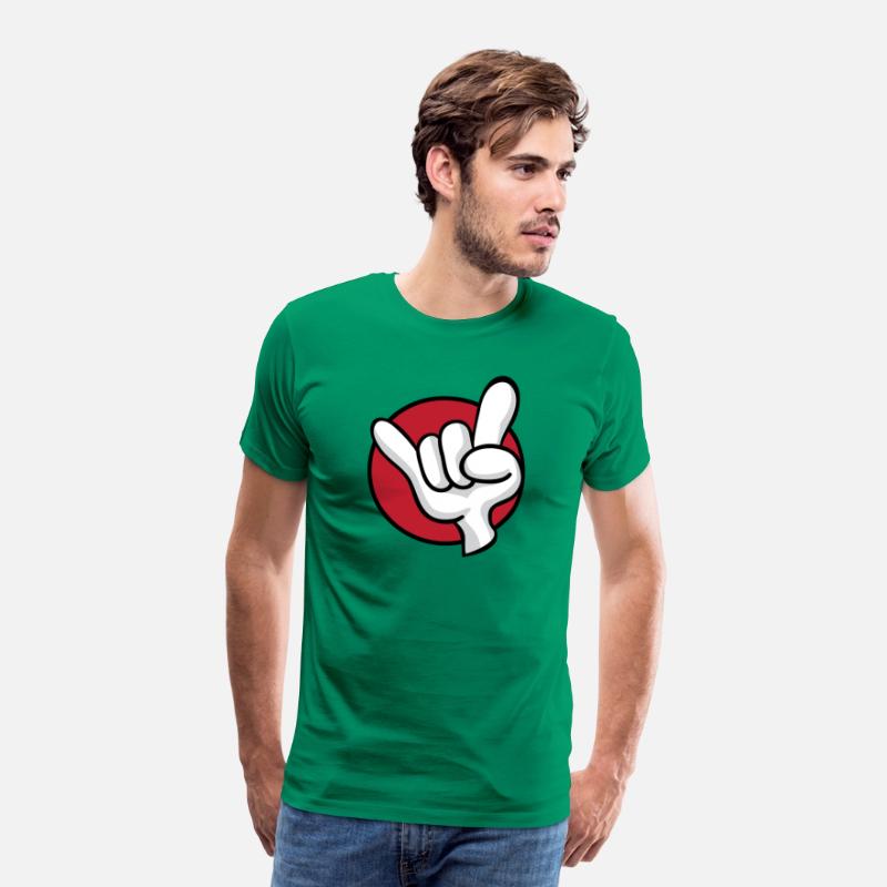 Rock On Heavy Metal Hard Rock Hand Sign Cartoon