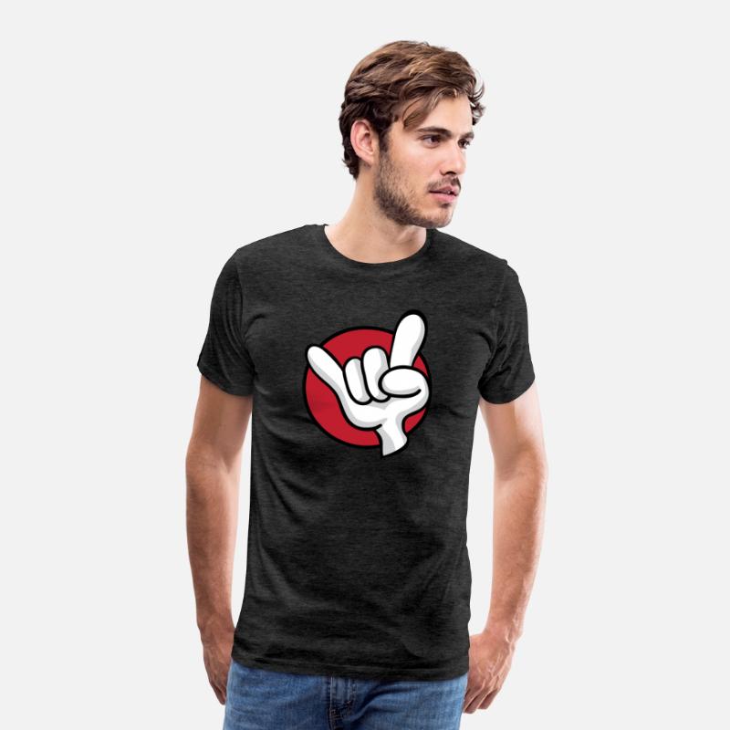 Rock On Heavy Metal Hard Rock Hand Sign Cartoon