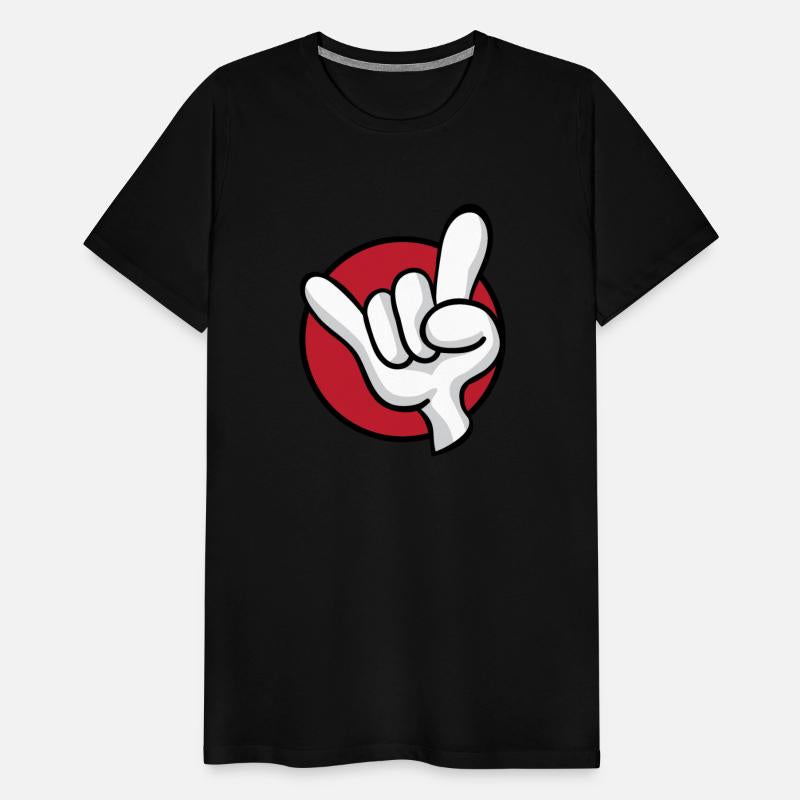 Rock On Heavy Metal Hard Rock Hand Sign Cartoon