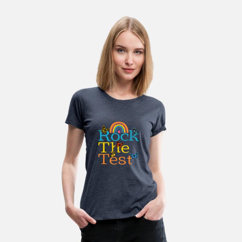 Rock The Test Shirt, Final Test Apple Rainbow