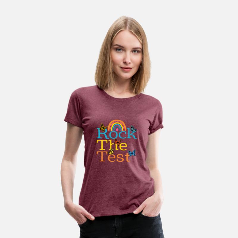 Rock The Test Shirt, Final Test Apple Rainbow